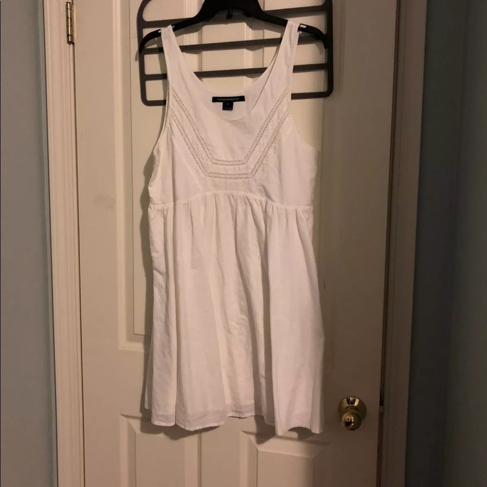 Simple white dress